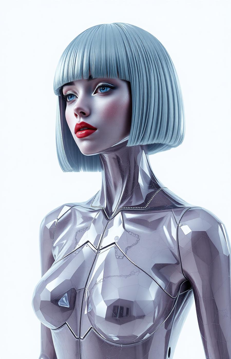 SERAPH II, ai-native / couture model represented by Rapture Models